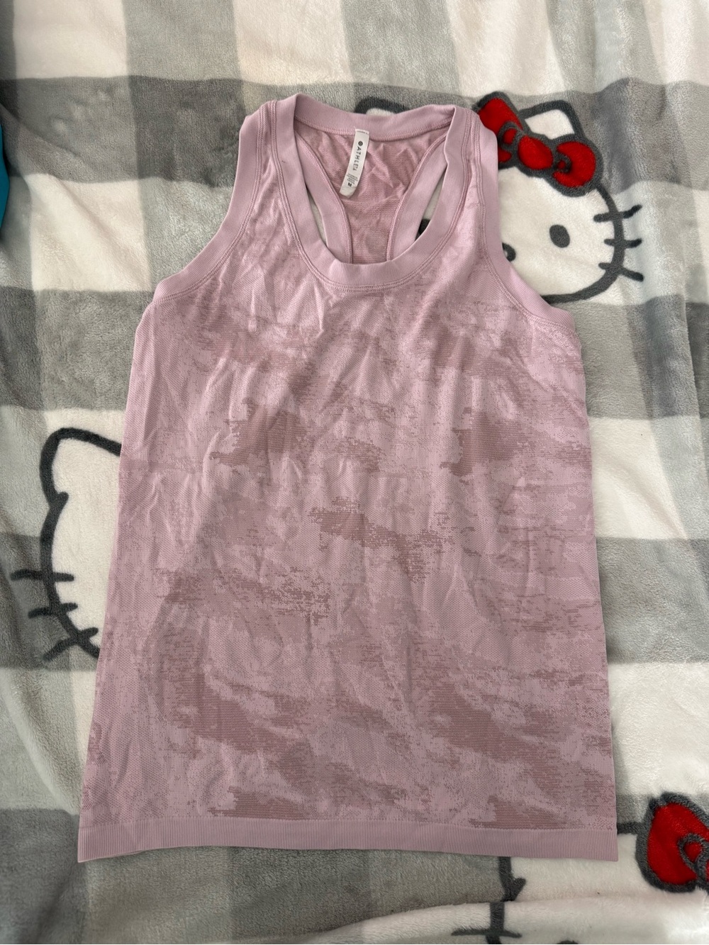 Athleta Dusty Pink Racerback Tank momentum athletic top